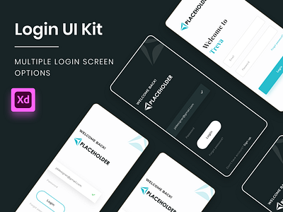 Login UI KIT android app apps apps design design login login app login design login form login page login screen login ui login ui kit ui uiux ux