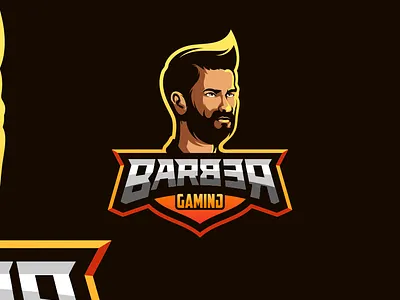 barber shop logo animation app branding coreldraw design design art ilustration ilustrator logo sketch vector