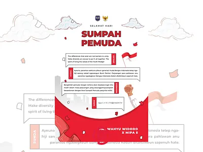 Sumpah Pemuda Poster poster poster design