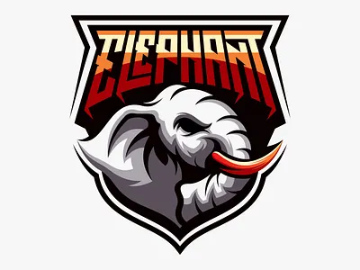 elephant logo animation branding coreldraw design design art ilustration ilustrator logo sketch vector