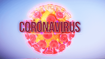 Coronavirus branding corporate design logo