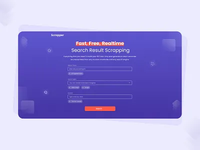 Scrapper Website illustration landing page lead lead generations marketer marketing uidesign uiux