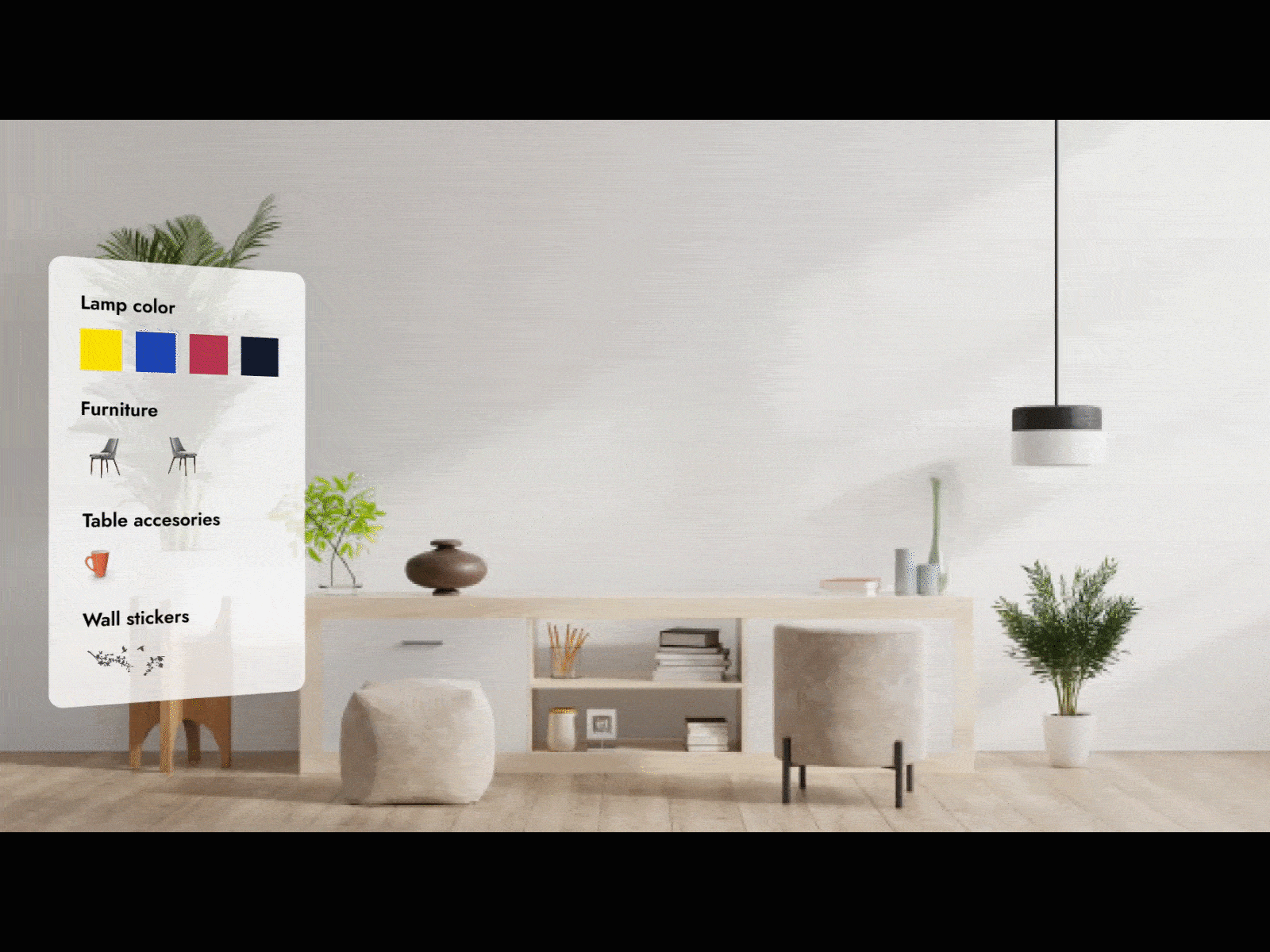 Decoration objects animated gif animation createwithadobexd design ui xd animation xd design xddailychallenge