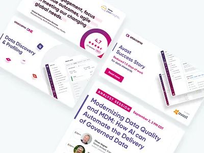 Ataccama Social Media brand branding communication company corporate design guide logo mark logotype marketing media mockup network social social media social media pack template thumbnail unify visual identity