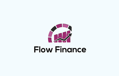 Flow Finance Logo advertising apartment arrow bank building chart consulting finance financial global growing growth hotel housing increase invest investment market marketing money