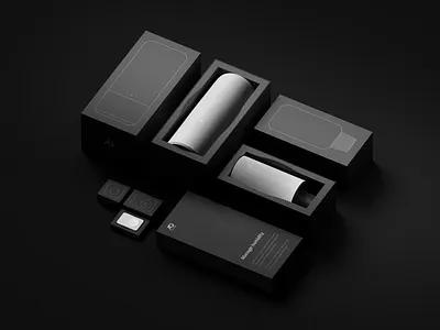 AQ humidifier - 3D modeling & Brand Design 3d 3dmodel 3dvisualization black black and white brand brand design branding design logo logodesign logotype matte package package design