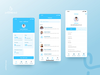 prEPAred Assessment App android anesthesia app assessment branding card design doctor health icon illustration interface ios medicine modern trainee ui ui design ux ux design