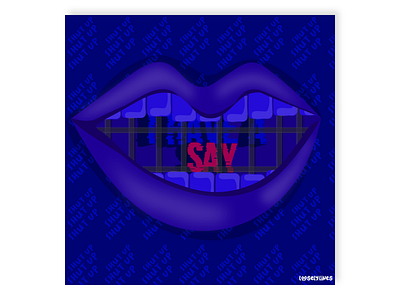 I ̶d̶o̶n̶t̶ have a say art design digital illustration flat graphic design illustration illustrator minimal typography vector