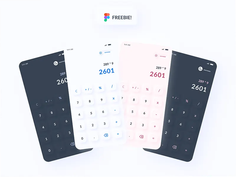 Calculator UI designs, themes, templates and downloadable graphic ...