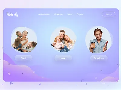 [Admin panel - Dashboard] UI/UX for Kindergarten Admin Web App app design background art creative figma prototype ui ux vector web app