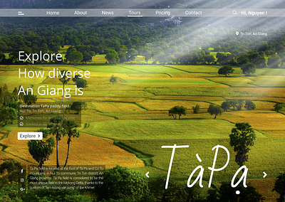 Travel website tourism travel travel website ux ui