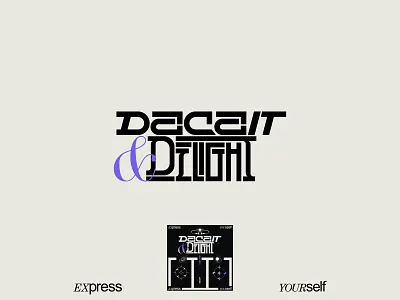 Deceit & Delight branddesigner branding design font identitydesign logo logodesign logodesigner logotype sketch type typedesign typeface typography typography logo