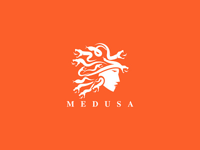 Medusa Logo 3d animation app branding game graphic design illustration logo medusa medusa hair medusa logo medusa snake medusa vector medusa vector logo motion graphics sanke hair snake logo ui ux