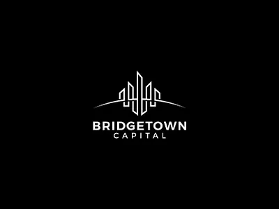 BRIDGETOWN CAPITAL LOGO DESIGN branding bridge logo design fiverrgigs logo minimalist logo townlogo vector venture capital