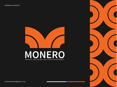 Monero - Logo Redesign (unofficial)🛡️ bitcoin branding coin crypto cryptocurrency finance identity design logo logo concept logo mark money monogram symbol visual identity design