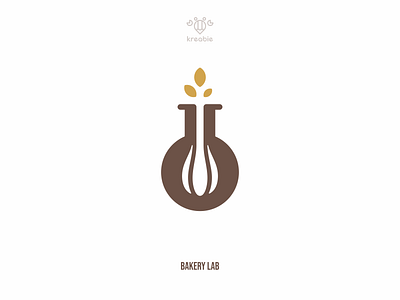 Bakery Lab - Logo Design bakery design food food app health kitchen lab logo minimalist monogram restaurant simple strong wheat