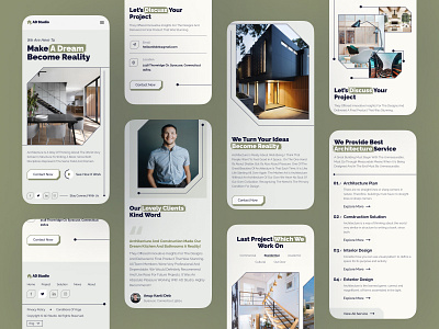 Architecture Agency Landing Page || Responsive Version. design design system dribbble best shot landing page popular popular design ui 2022 ui designer uiux uiux designer web web design website website 2022 website concept website designer website redesign website responsive website theme website ui