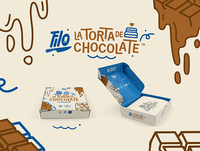 Filo, La torta de chocolate behance beige branding brands brown cake chocolate clean design diseñador identity instagram logo rinconelloinc website