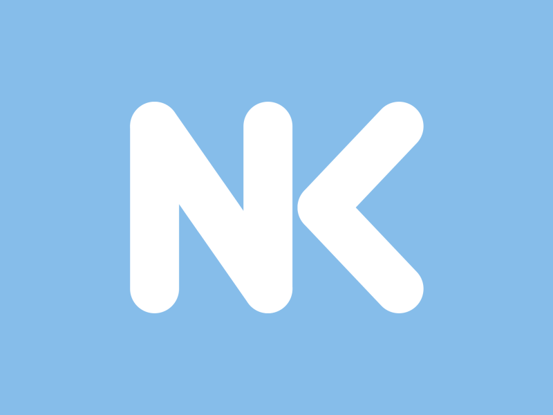 NK Logo Animation animation branding design graphic design illustration logo motion graphics