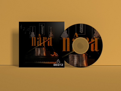 CD Mockup - NÂRA app art branding design graphic design icon illustrator logo typography vector