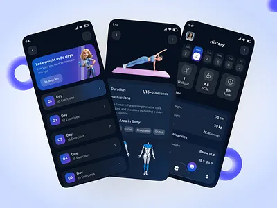 Health Care Mobile App UI/UX activity app calories clinic diet app exercise app fitness app gym health care app health tracking ios meditation mental care app minimal schedule self care sport app training weight