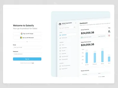 SaaS Login design login login form product design saas saas login typography ui ui design ux