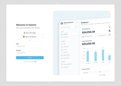 SaaS Login design login login form product design saas saas login typography ui ui design ux