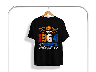 Historical Car T-shirt Design branding car car t shirt car t shirt design custom t shirt design ford mustang car ford mustang t shirt ford t shirt graphic design logo print streetwear t shirt t shirt design t shirt designer tee shirt tshirt tshirt design typography