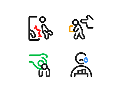 You're fired! icons illustrator minimal vector