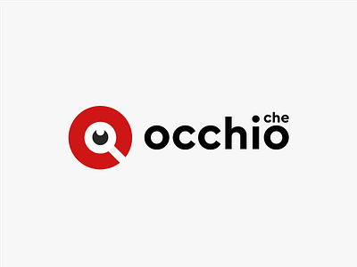 Logo design - occhio che branding design emmevi graphic graphic design illustrator logo logo design logo designer logomark logotype minimal