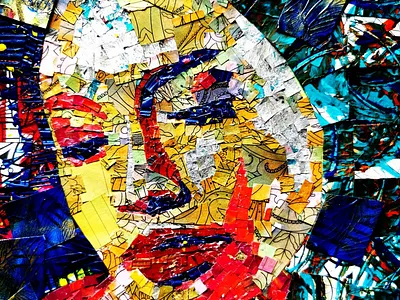 woman collage amsterdam art artist artistic design illustration portrait woman woman illustration woman portrait