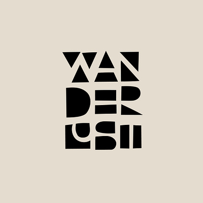 Wanderlust drawing hand lettering illustration lettering logo type typography vector wanderlust