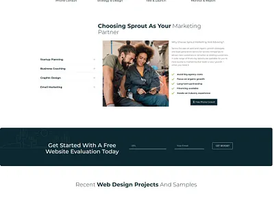 Freelance Marketing Web Design design homepage design logo marketing web design wordpress