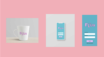 Logo Design on Cup and Mobile App cup ecommerce logo logo design minimal pastel