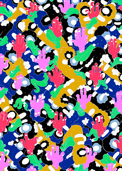 Pattern 2 art fingers illustration pattern winter