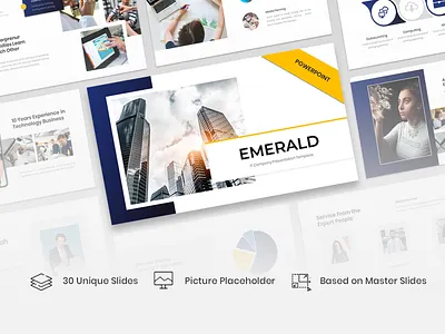Emerald – IT Company PowerPoint Template business company company profile creative creative agency custom production design emerald graphic design illustration infographic it it company logo multipurpose portfolio powerpoint powerpoint template presentation