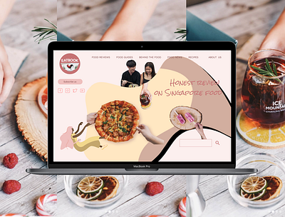 Day 15 #30daysofwebdesign 30daysofwebdesign dailyui dailyuichallenge design food food illustration food recipe foodie illustration redesign typography ui webdesign