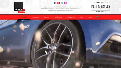 Website for a company that sells auto parts web design webdesign website website design