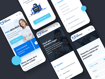 FMG Seguros site ui uidesign uidesigner uiux uiuxdesign ux uxdesigner website website concept
