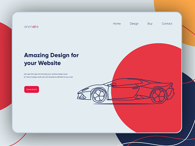 Hero Section Home Page app car car website design home page home pagedesign homepage design identity illustration landing design landing page landing page design ui ux web design webdesign