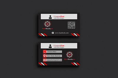 Web Developer business card design agency agent broker business card commercial company construction home house interior interior business card design interior design lease loan mortgage negotiator open professional property real estate