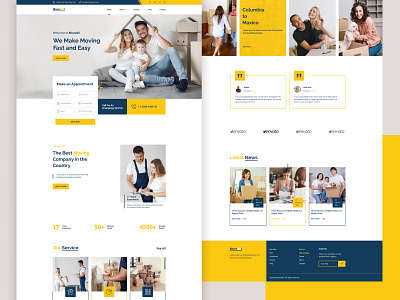 Moveshi Mover and Shifting Website Design clean design flat free minimal minimalist modern mover movers and packers moving packaging shifting ui ui ux web uidesign uiux uxdesign web web design website