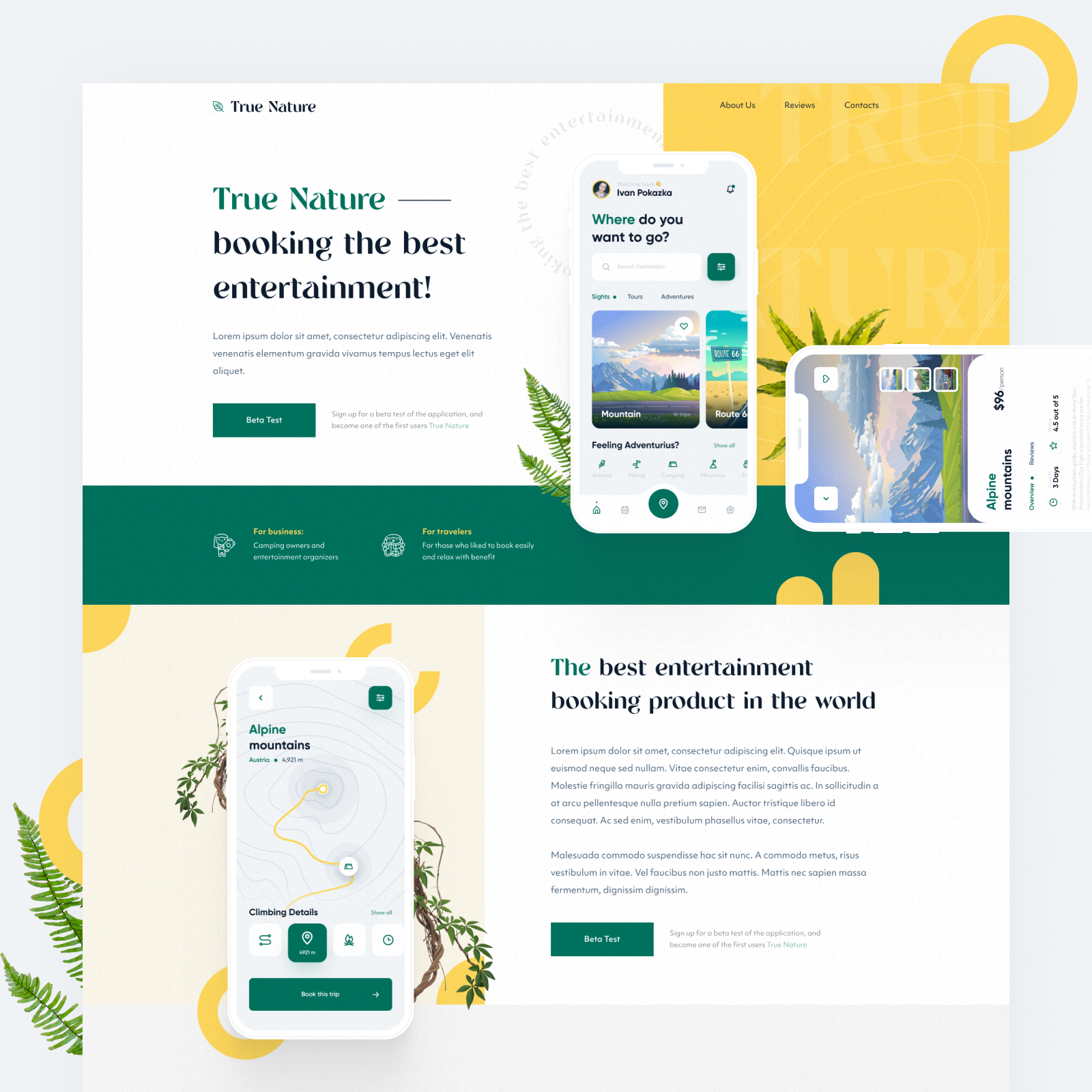 Example service media