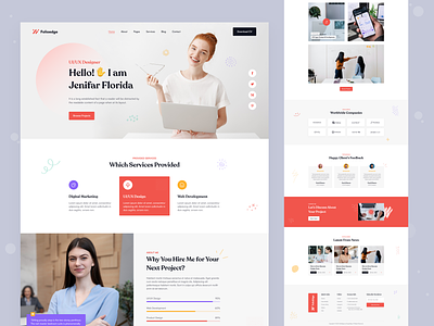 Folioedge | Personal Portfolio Website Landing Page agency animation branding devignedge freelancer illustration landing page mhmanik02 personal personal portfolio portfolio portfolio landing page portfolio page portfolio site portfolio website typography ui uiux web design website