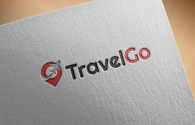 TravelGo logo branding design graphic design illustrator logo photoshop simple travel
