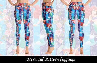 mermaid Pattern leggings activewear branding design fashion fitness fitnessgirl fitnessmotivation fitnesswear gymwear illustration legging leggings leggingsaddict leggingsarepants leggingsport sportswear tights workout yoga yogapants