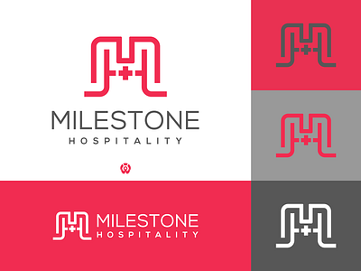 mh + hospital logo design tempalte awesome brand identity branding brandmark company design designispiration font graphicdesigner h hospital icon identity illustration initials logo m mh monogram plus