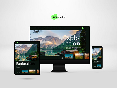 Square Landing Page @uiux @webdesign @prototyping @uxui @web @prototyping @uxui @webdesign @prototyping branding design flat web website