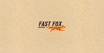 fast fox delivery fast fox logo organic rapid run texture