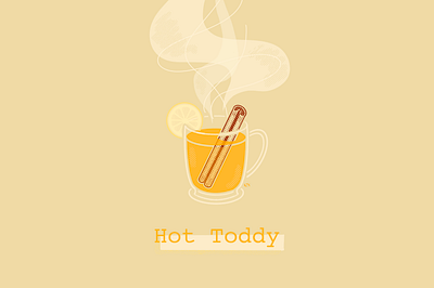 Hot Toddy cocktail cocktail illustration cocktails dailyillustration day 8 digital illustration digitalart digitalartist hot toddy illustration illustration art illustration artist illustration artists procreate procreateart true grit texture supply